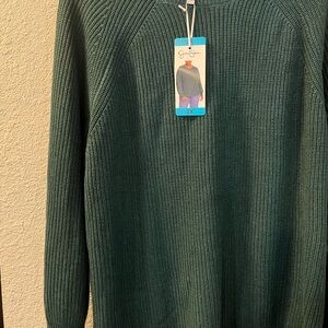 Jessica Simpson Green Crew Neck Sweater
